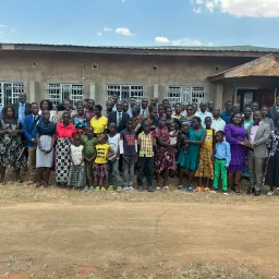 a group of people outdoors