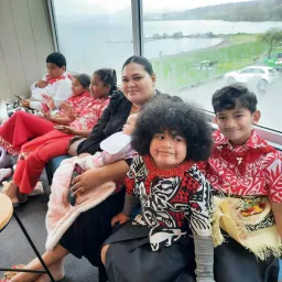 people seated indoors