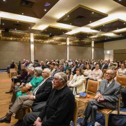 people seated indoors
