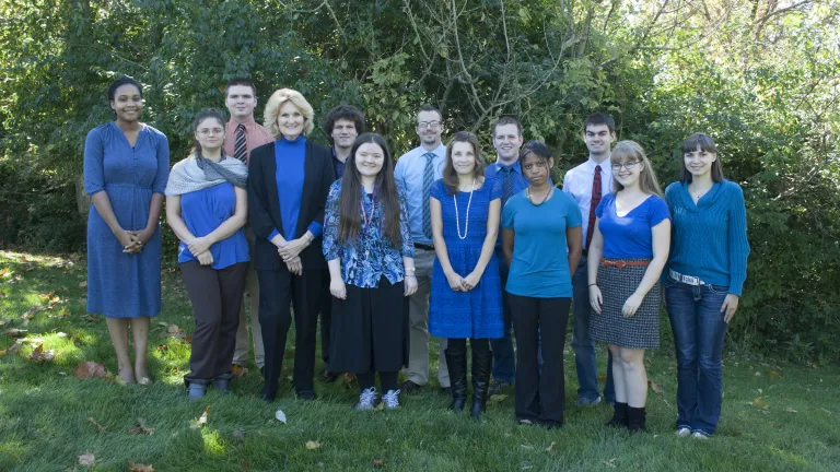 The New ABC Class Officers pose for a photo.
