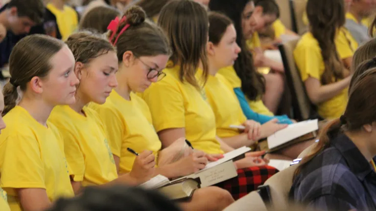 girls reading Bibles