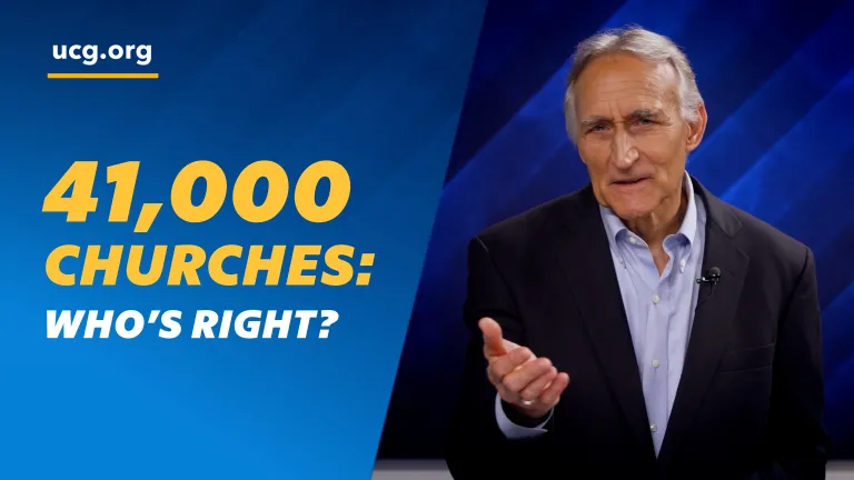 Beyond Today -- 41,000 Churches: Who's Right?