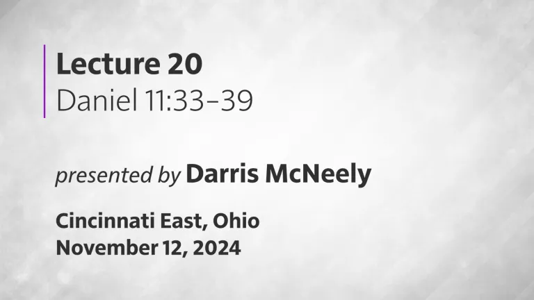 Daniel 11:33-39