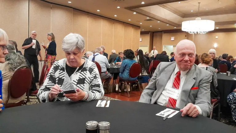 people seated at a table