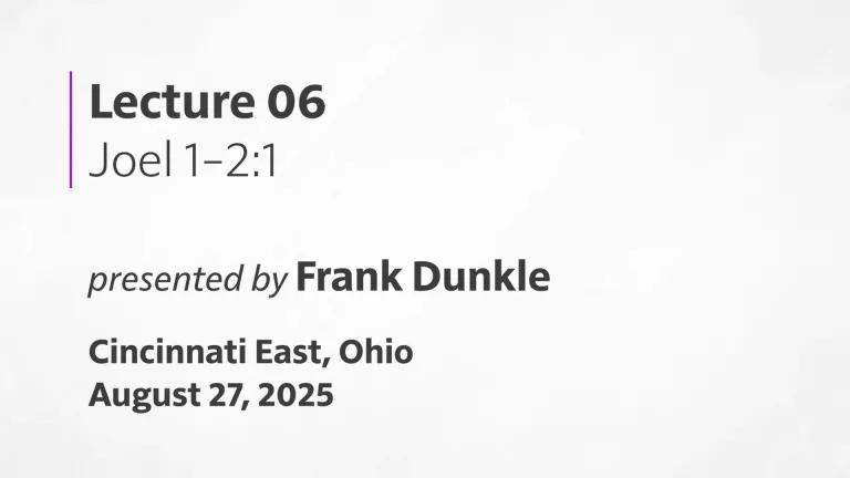 Joel 1:1-2:1