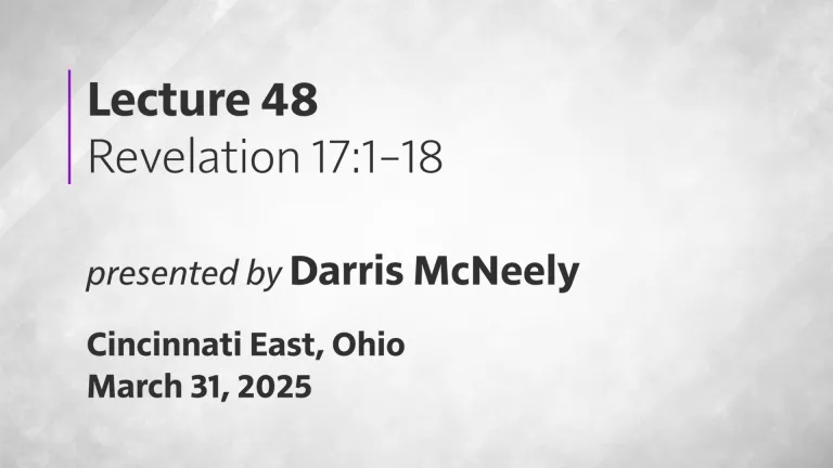 Revelation 17 - The Scarlet Woman &amp; the Beast