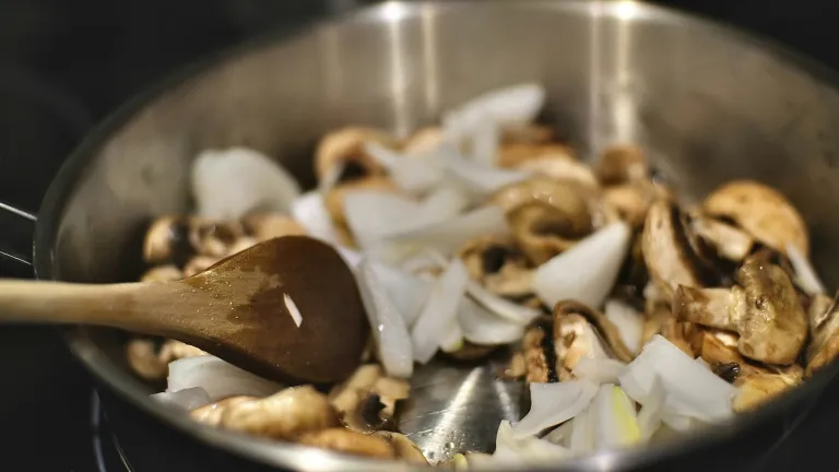 Sautéed vegetables and mushrooms sizzle in oil—what does the Bible say about the fats we should and shouldn’t eat? Discover the answer in this insightful look at God’s dietary instructions. Vegetable and mushrooms being sauted in a pan.