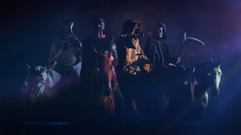 Christ uses four horsemen to represent the first four of seven seals He opens from the scroll in His hand. These images have intrigued generations of Bible scholars and students. Visions of Judgment: The Horsemen of Revelation