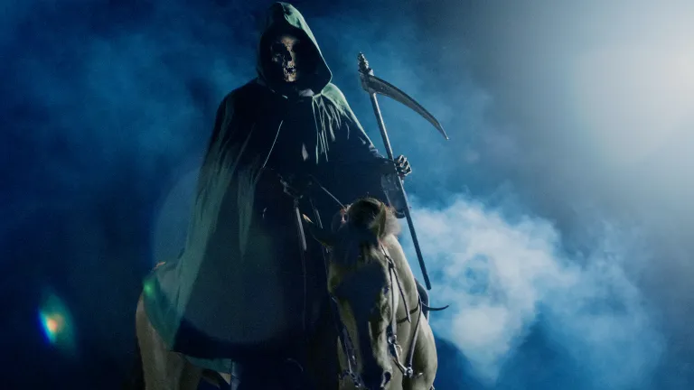 Pale horse of death described in Revelation 6.