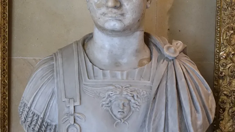Many Christians were being slain under the persecution of Emperor Domitian. Christ wanted to let His followers know that if they were true to Him through those fleeting painful moments, they could be with Him for eternity. Statue of Emperor Domitian.