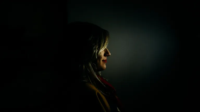 Many have speculated about the meaning of this puzzling prophecy. A woman standing in the dark.