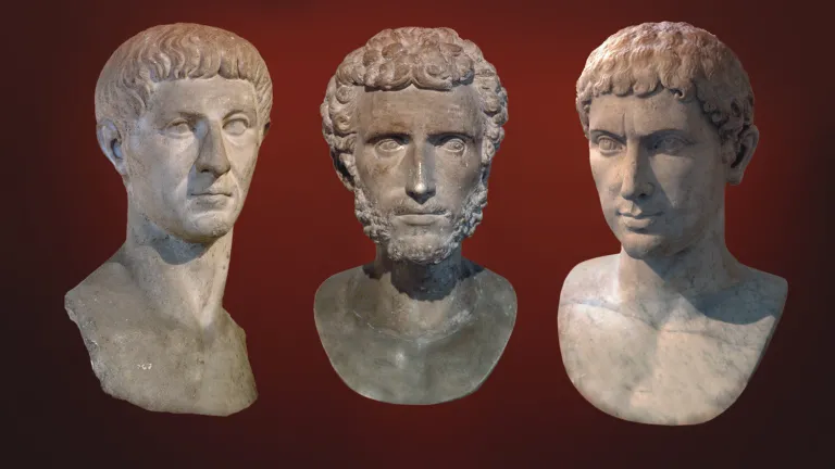 These busts of Roman citizens show the typical hairstyles in the Roman Empire in the first century. Incidents in the Gospels show that Jesus looked like any ordinary, average man of His day. Busts of Roman citizens.