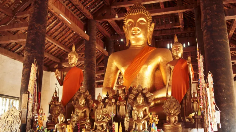 Whether they believe in no God at all, accept and worship a false god or are deceived into a false view of the true God and His plan for us, Satan still has people where he wants them. Buddha statues