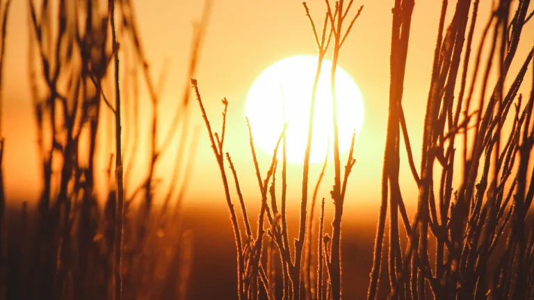 This spiritual rest begins now in this life and reaches its consummation in the resurrection to eternal life at the return of Christ. A sunset.