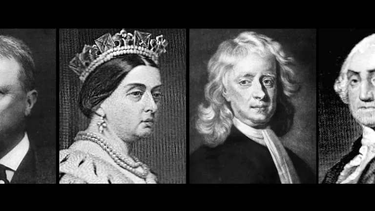 Theodore Roosevelt, Queen Victoria, Isaac Newton, George Washington Theodore Roosevelt, Queen Victoria, Isaac Newton, George Washington