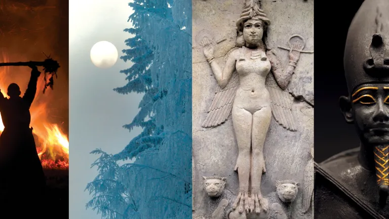 Celtic Festival, Druidic Winter Solstice, Babylonian Ishtar and Egyptian Osiris Celtic Festival, Druidic Winter Solstice, Babylonian Ishtar and Egyptian Osiris