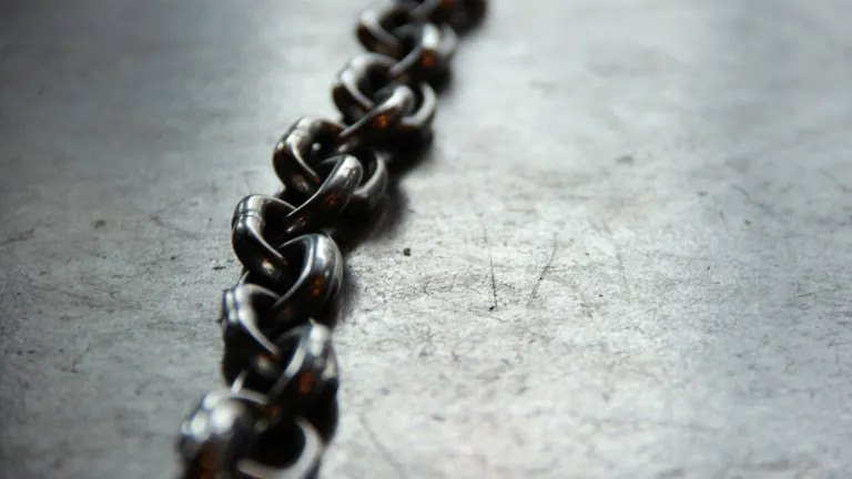 People who are quickly attracted to this form of addictive behavior do so to escape some emotional state such as depression, loneliness, anxiety, fear or shame, or to escape from the reality of their circumstances. A heavy metal chain.
