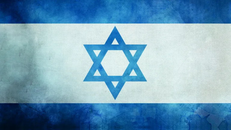 Israel flag.