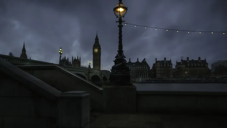 Great Britain's decision to leave the EU will begin a new chapter for Europe. We are living at a moment in history where the alignment of nations is changing. A night shot of London with Big Ben belltower in the distance.