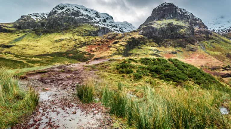The road is not always smooth, but we must keep in mind the destination and realize that it’s worth every step to get there. A stony path leading up to mountains.