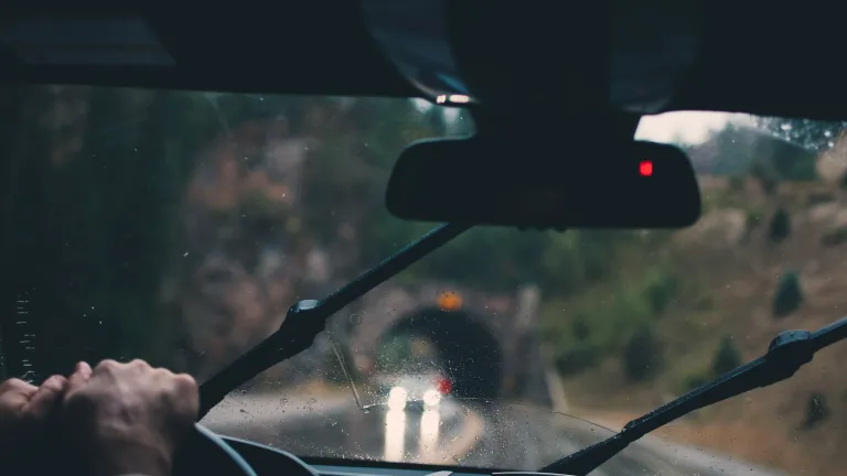 The fact is, God is real, and His angels are real. And they really are sent to intervene for people in times of need. A man driving a car in the rain.