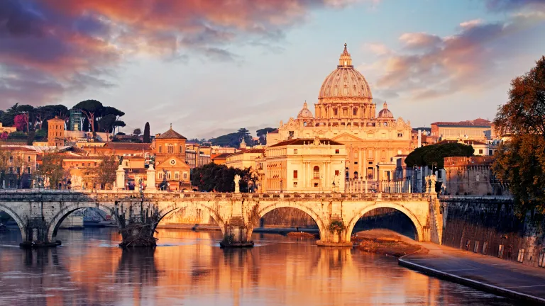 Vatican city with St. Peter's Basilica