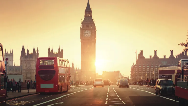 The Bible’s many end-time prophecies of “Israel” often refer to the United States, Britain and related English-speaking people. A busy street scene in London, England,