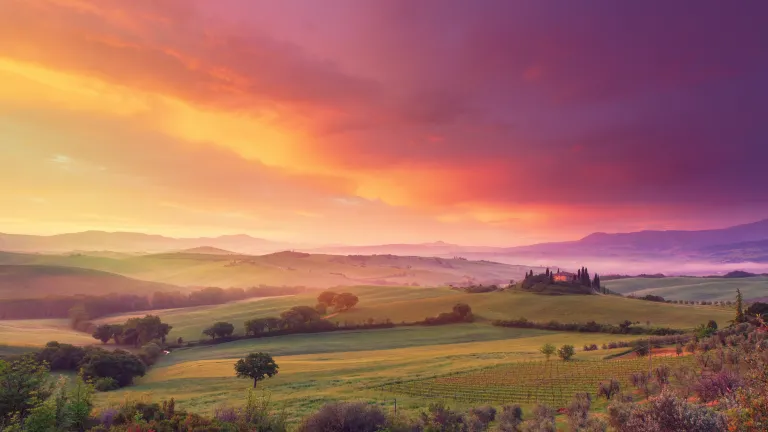 Many prophecies throughout the Bible describe how the whole earth will be renewed and beautified during this time. A beautiful green valley.