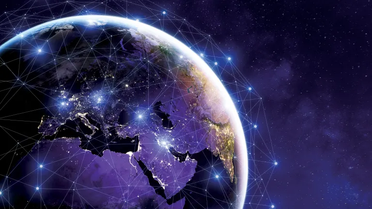 Conditions are getting scarier for the average citizen, and technology will continue to be used for a mixture of good and evil. Digital signals being sent around the earth.