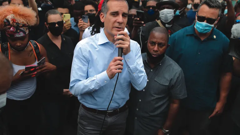 Government-mandated “social distancing” has been widely ignored by recent protestors and government officials alike—raising the question of why these same officials ordered distancing in the first place. A man speaking to a large crowd.
