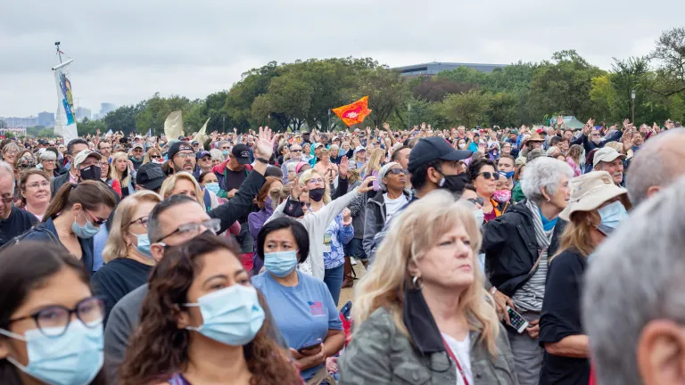 Some of the thousands who attended The Return.