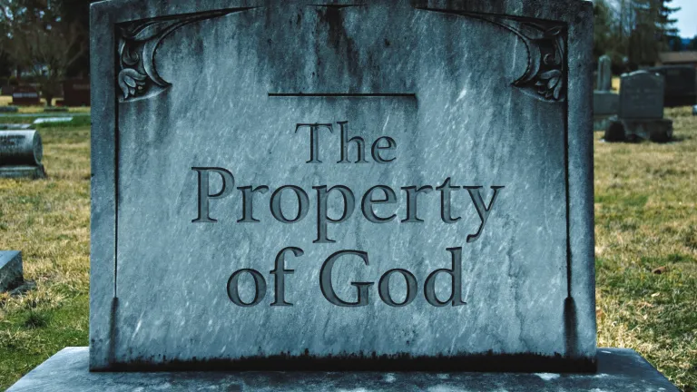 Four simple words defined this individual’s focus in life. And they expressed a great truth we all need to understand about God’s calling. A gravestone marker.