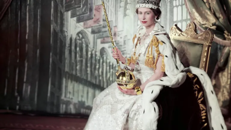 Some of the symbols that were used in the crowning of Queen Elizabeth II, which most likely will also be part of the coronation ceremony of King Charles III. Queen Elizabeth II