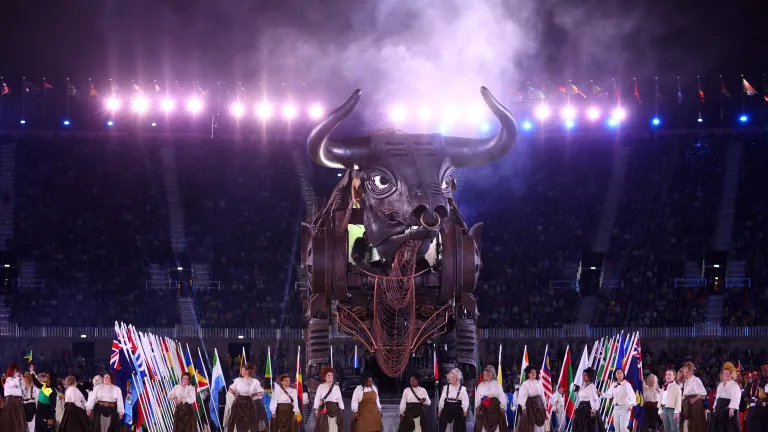 The imagery at the opening ceremony of the 2022 Commonwealth Games, including a giant beast, was largely drawn from the book of Revelation. 