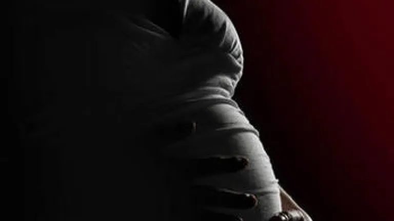 Pregnant women holding her belly.