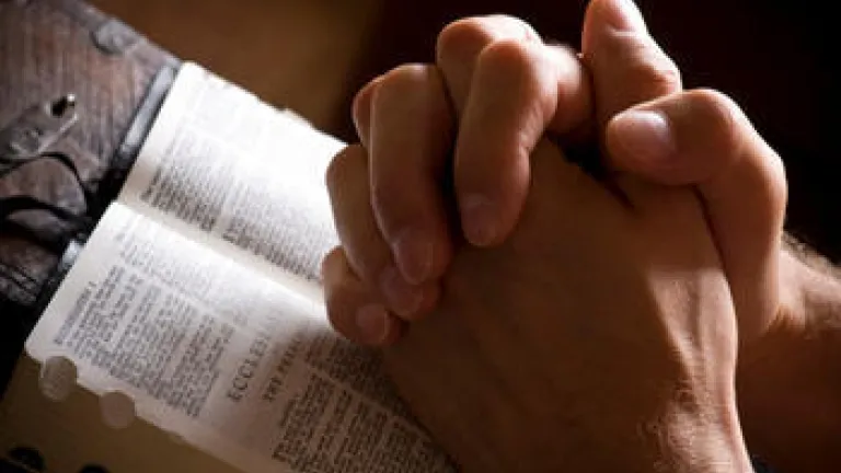 Bible opened to Ecclesiastes