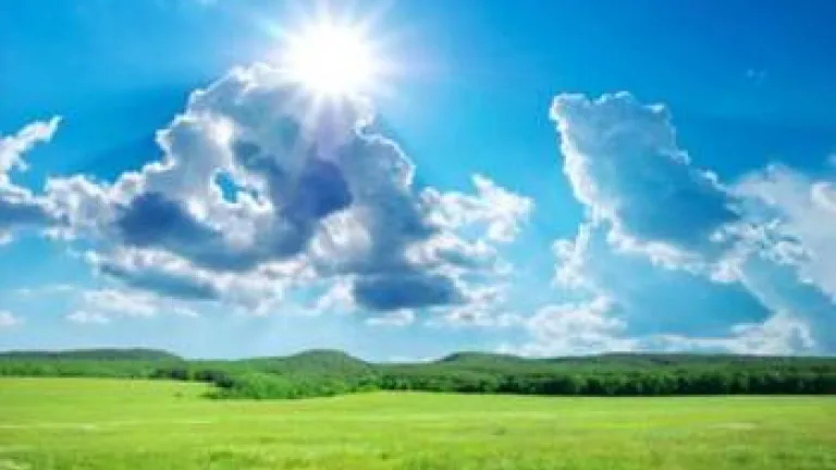 Are We in the Kingdom of God Now? Green countryside and blue sky - Are We in the Kingdom of God Now?