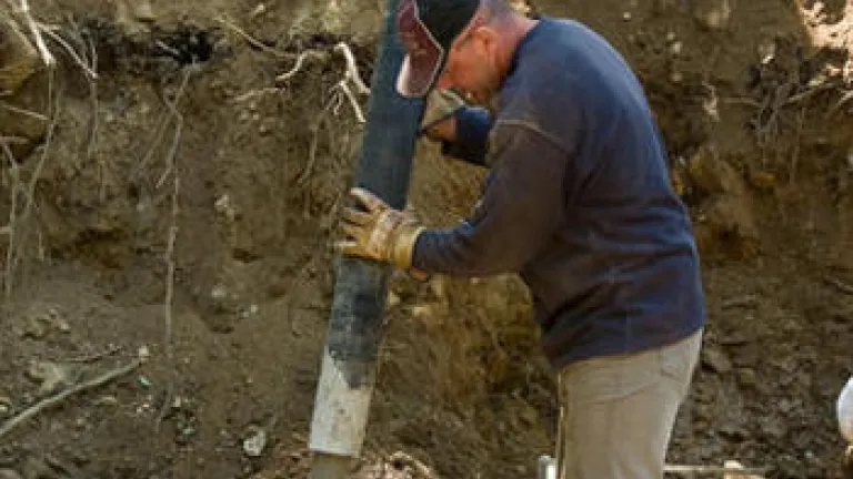 Pouring a foundation