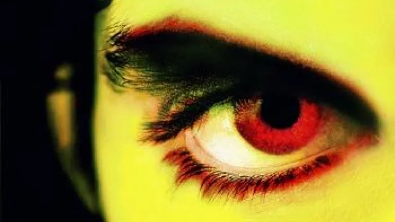 Upclose photo of a man's eye.
