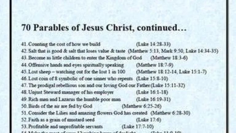 Grandad & Nanna's Bible Story - 70 Parables of Jesus Christ - Part 2 70 Parables of Jesus Christ