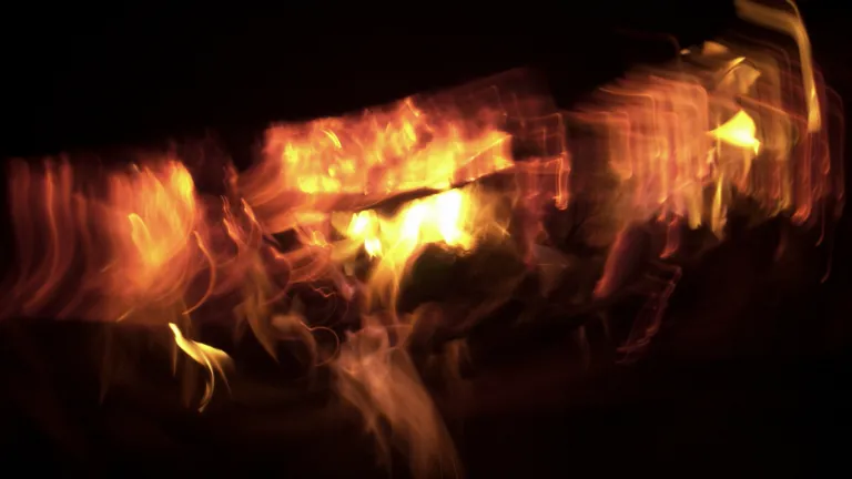 Flames of fire.