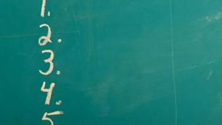 Chalkboard with numbers 1 through 5 - Learn the Rules of Life