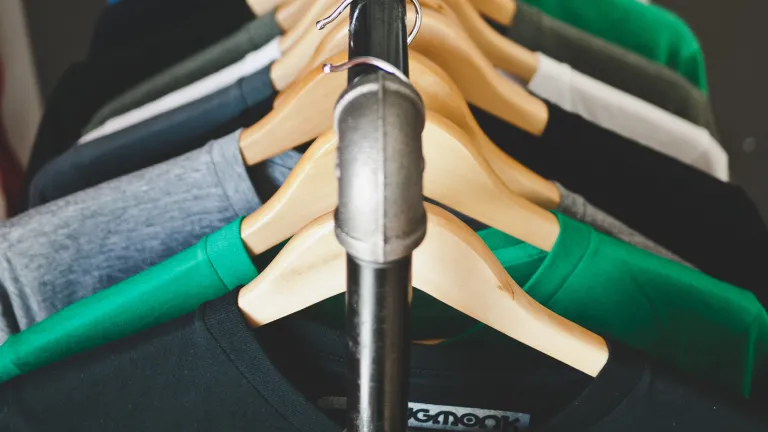 The broader principle of the several statutes that forbid “mixing” in various ways is that God wanted His people to pursue purity and quality. A rack of clothes.