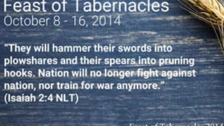 Feast of Tabernacles 2014