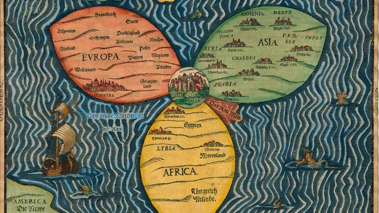 Map by Heinrich Bünting