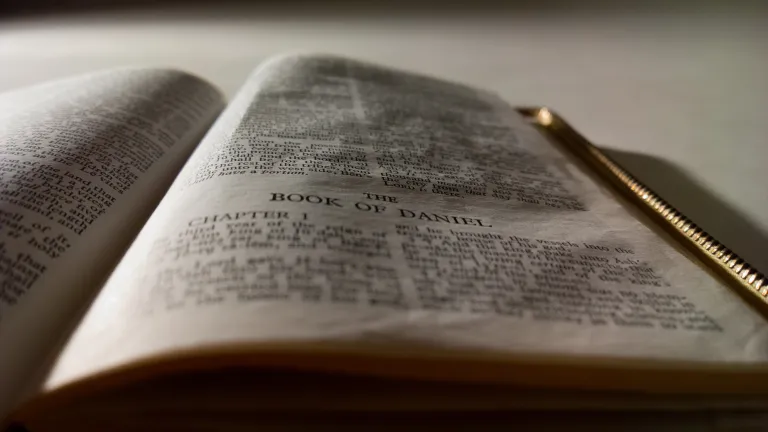 Since we are forewarned with key prophesied knowledge what should we do? We should carefully watch world news and stay focused clearly on unfolding events in the Middle East and Europe. A Bible opened the first chapter of the book of Daniel.