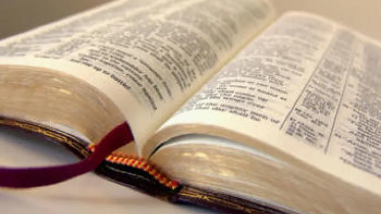 The Living Hope that Jesus Christ Gives An open Bible.