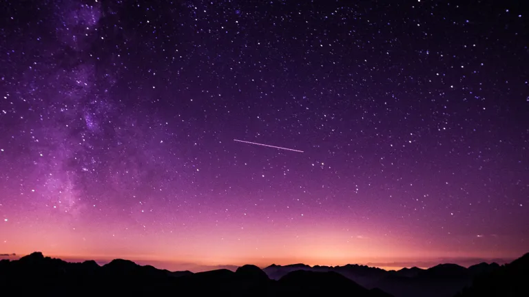 The message Jesus Christ preached about His coming Kingdom is always relevant and always at hand to give understanding and hope. A night sky.