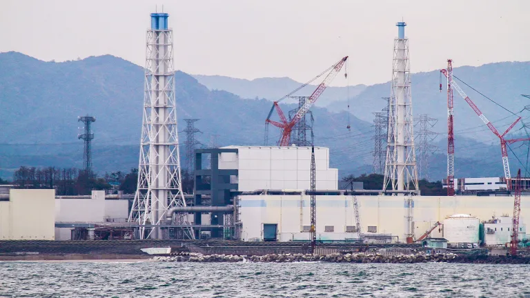 They Were Not Afraid To DieThe damaged Fukushima Daiichi Nuclear Power Station as seen during a sea-water sampling boat journey.