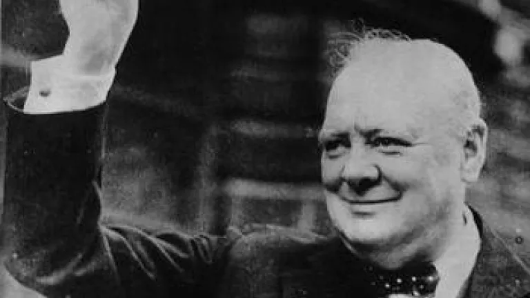 Winston Churchill raising hat - What Is True Leadership?
